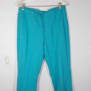 Lauren Ralph Lauren Green Label Blue Knit Pull On Pants Size Large